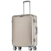 China Supplier PC Rolling Suitcase Aluminum Luggage Case